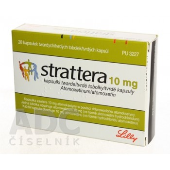 Страттера (Strattera) 10 мг, 28 капсул