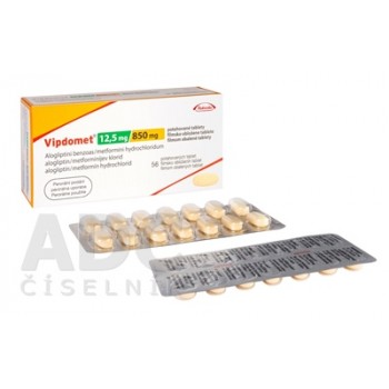 Віпдомет (Vipdomet) 12.5 мг/850 мг, 56 таблеток