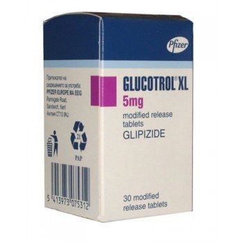 Глюкотрол (Glucotrol) 5мг, 30 таблеток