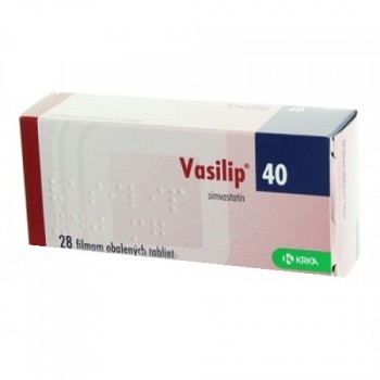 Вазиліп (Vasilip) 40 мг, 28 таблеток