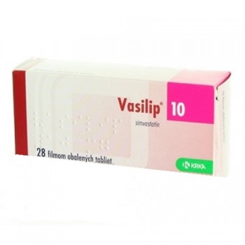 Вазиліп (Vasilip) 10 мг, 28 таблеток