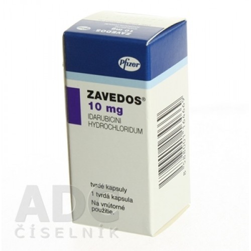 Купити препарат Заведос (Zavedos) 10 мг, 1 капсула