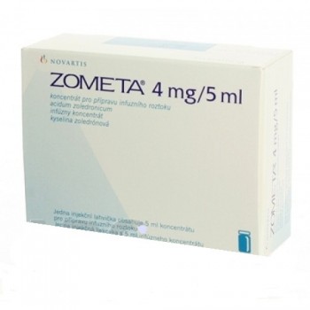 Зомета (Zometa) 4 мг/5 мл, 1 флакон